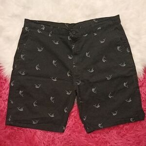 Wrangler Marlin Swordfish Navy Blue Shorts Men's Size 40